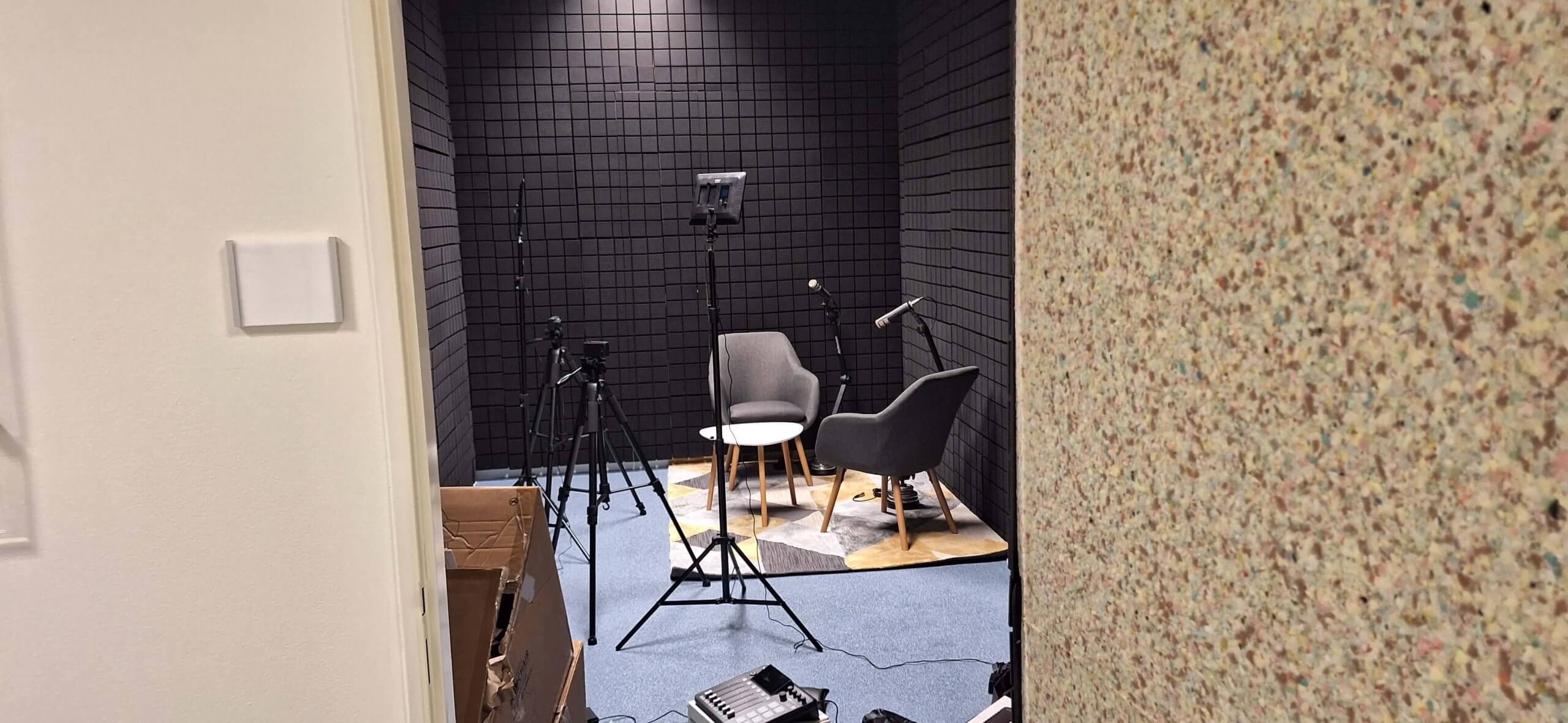 Podcast-Studio Prag Zličín
